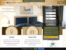 Tablet Screenshot of hotelfoscaripalace.it